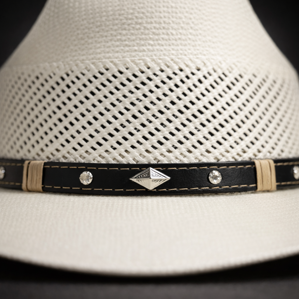 Wild Wild West | Adults Canvas Wide Vent Ivory Cowboy Hat | Bologna Crown