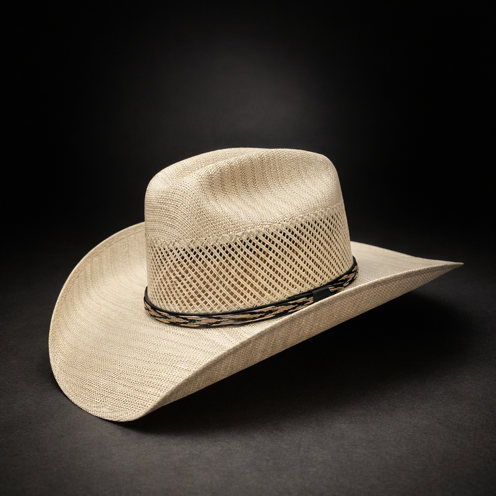 Wild Wild West | Adults Italy Wide Vent Perla Cowboy Hat | Cattleman Crown