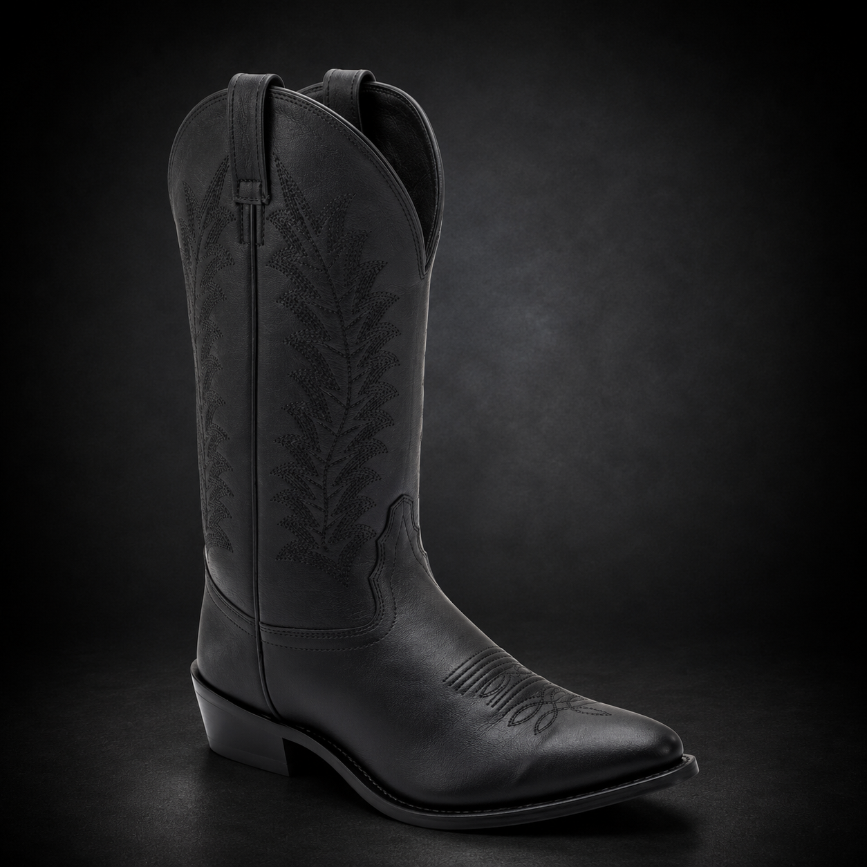 Men's Brown Round Toe Western Boot | WEST 041