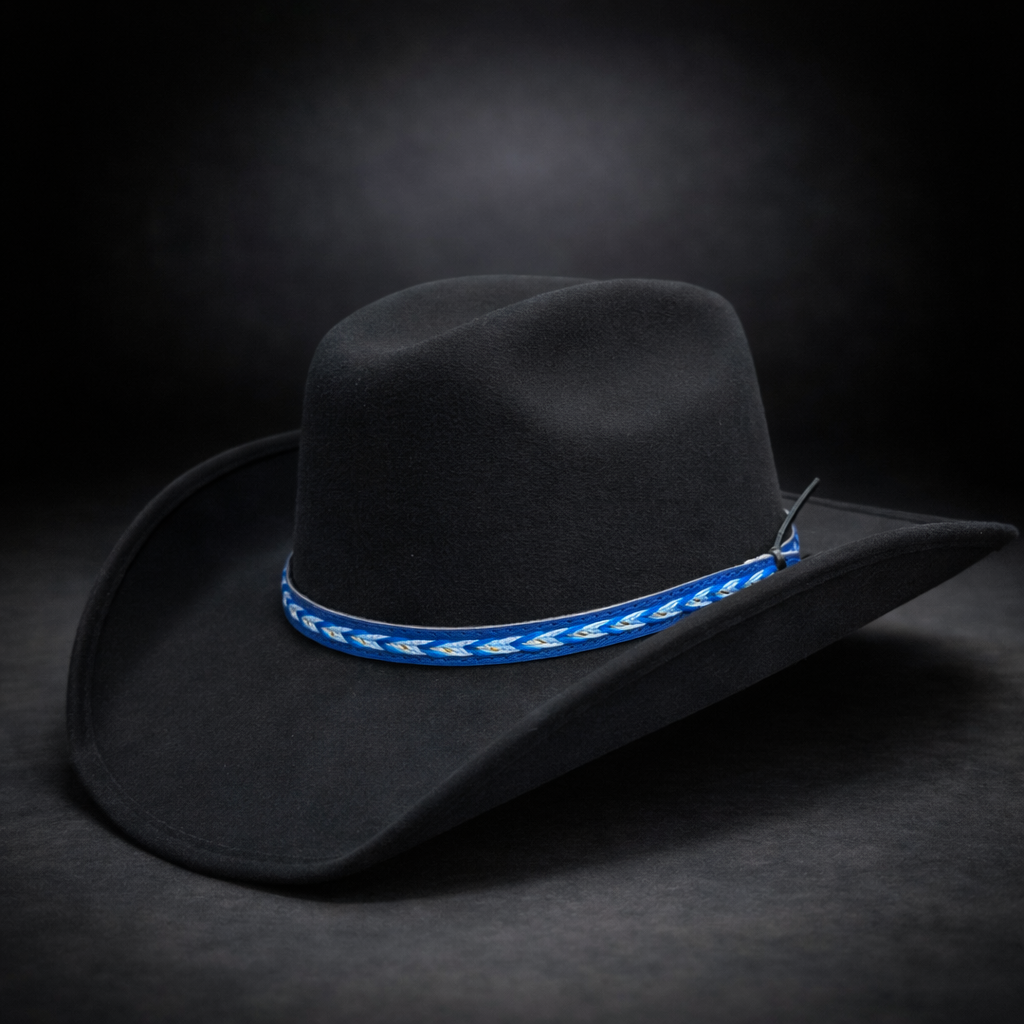 Wild Wild West | Kids Felt Black Cowboy Hat | Bologna Crown