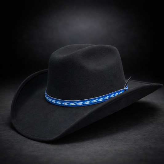 Wild Wild West | Kids Felt Black Cowboy Hat | Bologna Crown