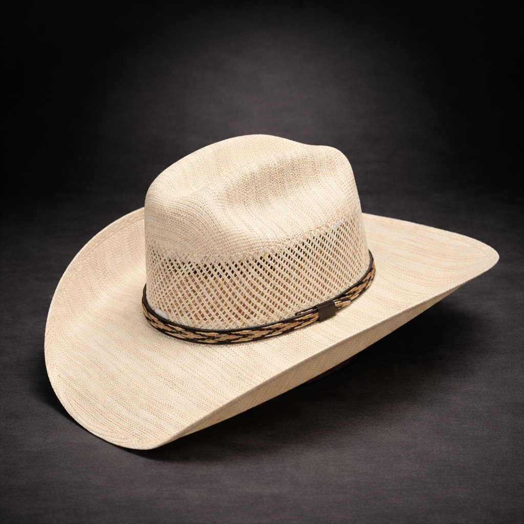 Wild Wild West | Adults Italy Wide Vent Perla Cowboy Hat | Cattleman Crown
