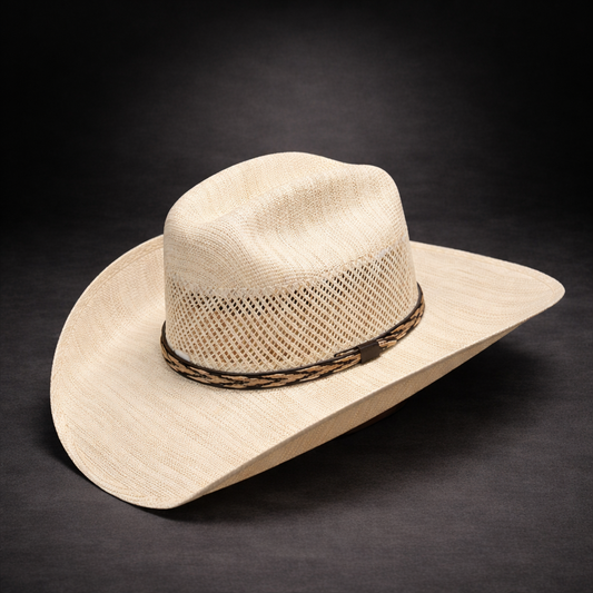 Wild Wild West | Adults Italy Wide Vent Perla Cowboy Hat | Cattleman Crown