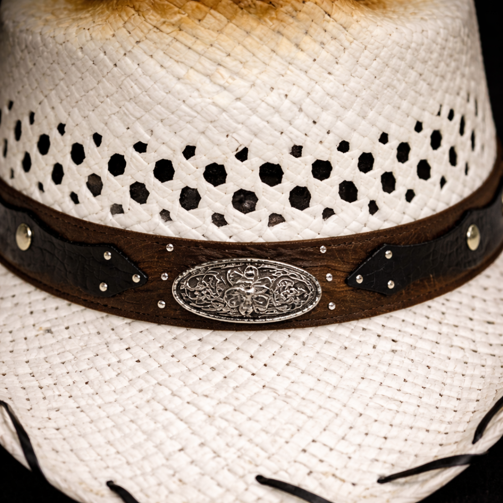 Wild Wild West | Adults Nante Straw White Cowboy Hat | Country Crown