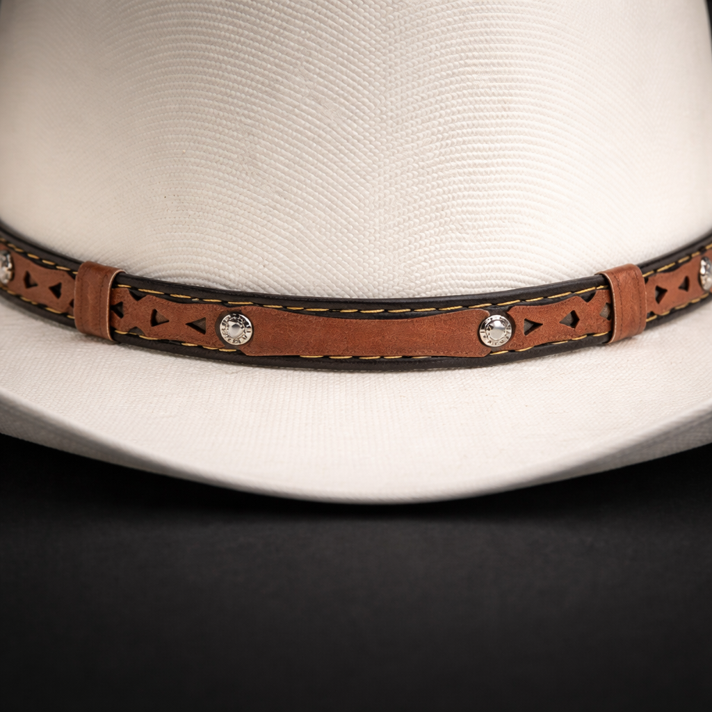 Wild Wild West  | Adults Canvas Vent Ivory Cowboy Hat | Cattleman Crown
