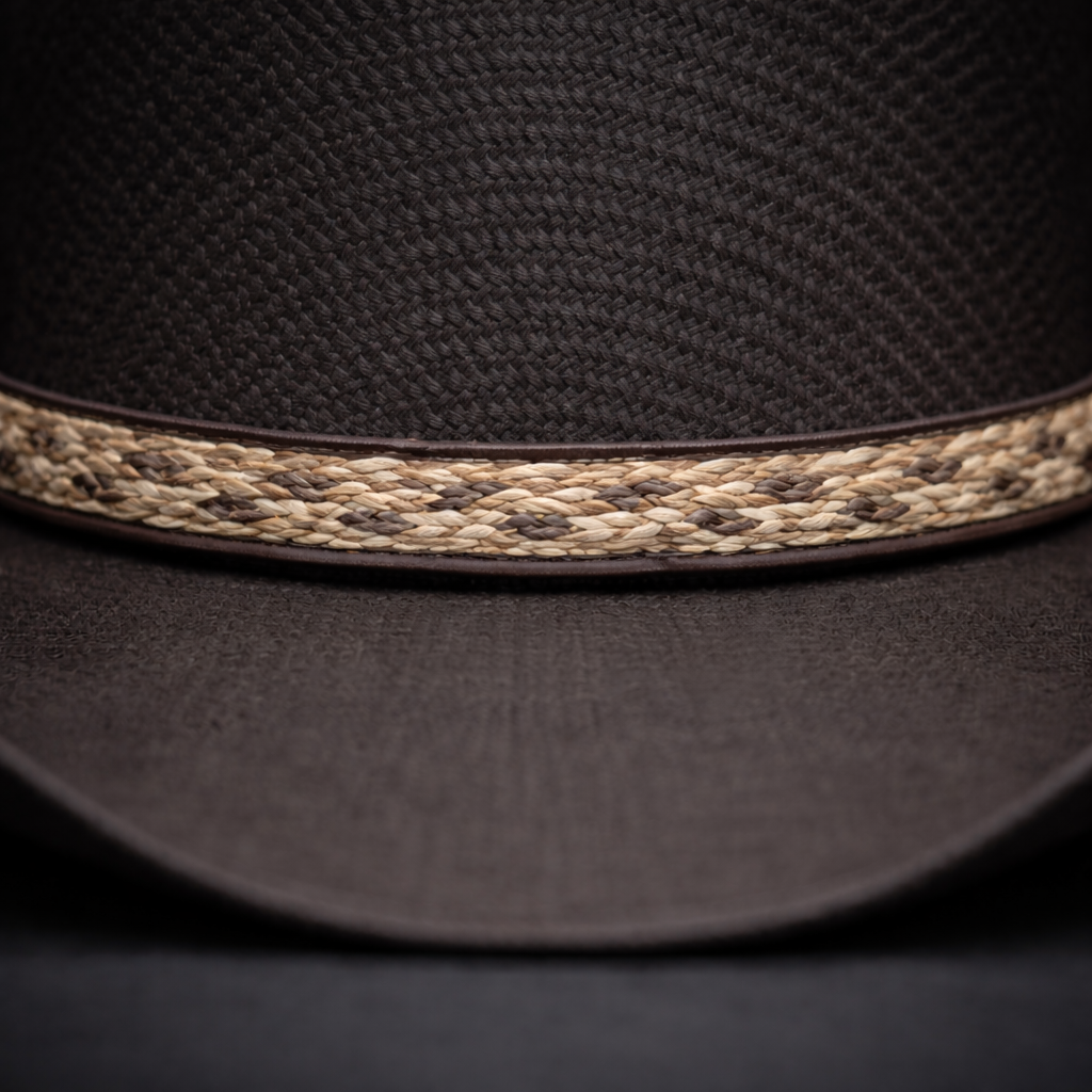 Wild Wild West | Adults Cuadrillé Straw Brown Cowboy Hat | Country Crown